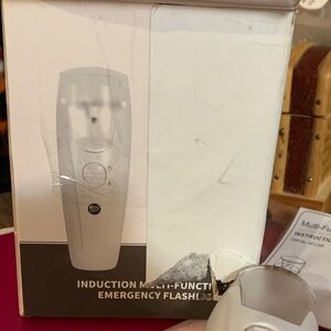 White Induction Multi-Function Emergency Flashlights Two